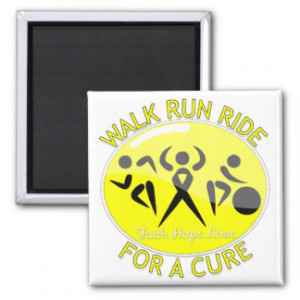 Suicide Prevention Walk Run Ride For A Cure Refrigerator Magnets