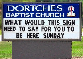 Church Marquee Sayings