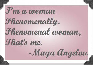 Meaning Phenomenal Woman Maya Angelou