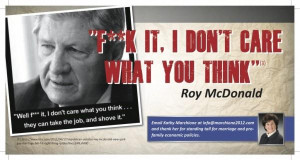 NOM sends anti-McDonald mailer with that famous quote