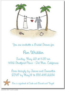 cool beach wedding invitations samples wording ideas for beach wedding ...