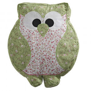 Home Songbird Filled Owl Cushion Quotes