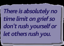 ... loss and although we normally associate grief with the death of a