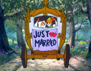 Just Married Robin Hood 1973 animatedfilmreviews.blogspot.com