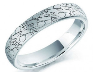 Engraved Wedding Rings