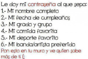 Pon esto en tu muro y entérate quién sabe más de ti