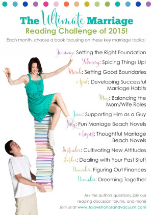 Join the Ultimate Marriage Reading Challenge! Each month choose 1 book ...