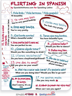 easy spanish phrases for dating flirting in spanish 18 easy spanish ...