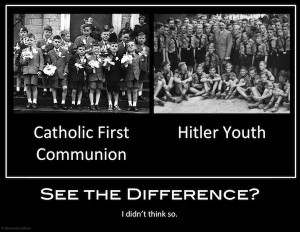 Catholic First Communion vs. Hitler Youth