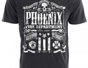 Black – PHOENIX Fire Department Brotherhood Firefighter Tee