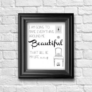 Inspirational Quote Print - Wall Art - Office Art - I am going to make ...