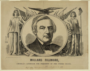 Millard Fillmore 1856 campaign poster - Library of Congress