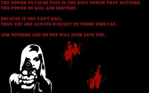 dark horror anarchy blood kill murder quote statement women pov ...