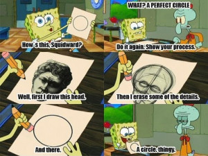 ... quotes | spongebob #spongebob squarepants #perfect circle #squidward