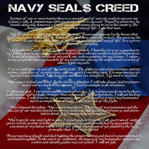 Navy Seals Creed Poster