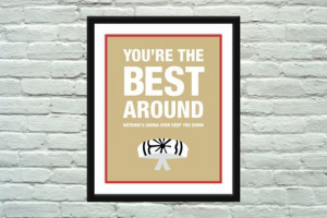 Karate Kid You're the Best Around Poster / by silentlyscreaming