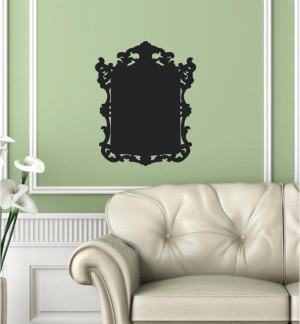 ... Frame 1 Baroque Vinyl Decor Wall Lettering Words Quotes Decals Art
