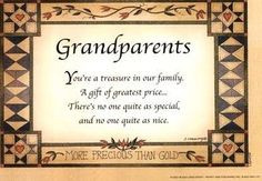 Grandparents quote via Carol's Country Sunshine on Facebook More