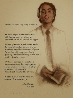 Carl Sagan on books