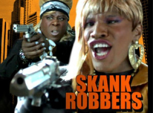 scene from bruh man to hustle man even skank robbers