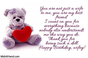 Birthday Wishes For Wife