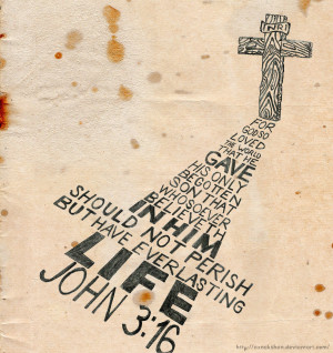John 3:16 Typography by AxnAkshan