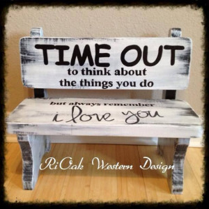 Timeout bench. Great philosophy
