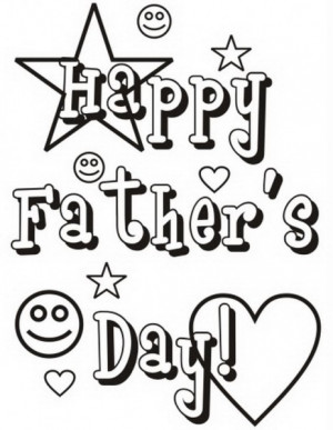 Fathers day coloring pages, free printable fathers day cards