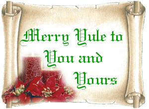Merry Yule to you and yours