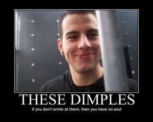 a7x, dimples, fucking awesome, m shadows, smile