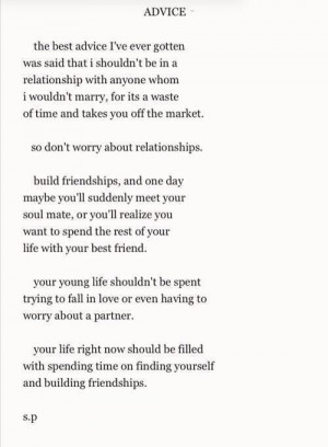 great relationship advice