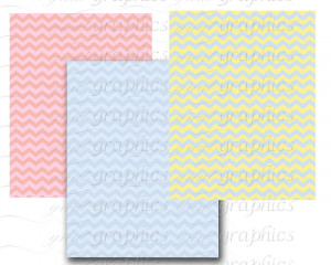Printable Chevron Background Pastels