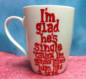 Bridesmaids movie quotes funny handpainted coffee mug