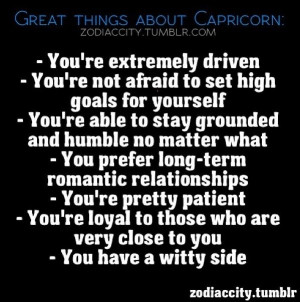 Capricorn Zodiac Sign Personality