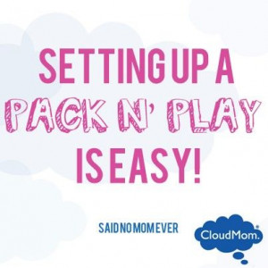 step-by-step instructions on how to set up a Pack N' Play by Graco. #
