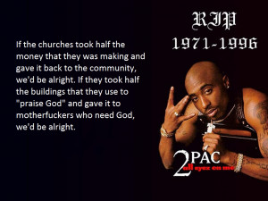 Tupac quote on churches