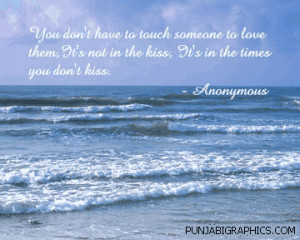 Kiss Quote: Its In The Times You Don’t Kiss…