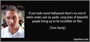 ... Long lines of beautiful people lining up to be incredible on film