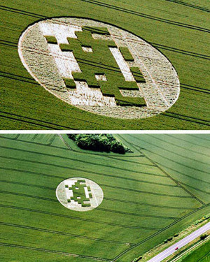 Crop circle, funny and inspired pictures