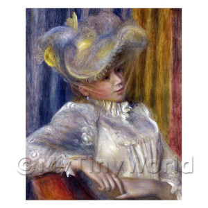 Pierre Auguste Renoir Painting Portrait of Alphonsine Fournaise