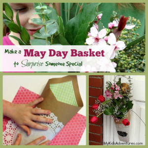 How to make a May Day basket filled with flowers to celebrate ...