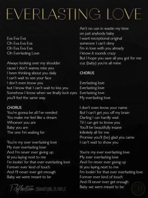 Everlasting Love (lyrics) - Reflection http://smarturl.it/RFLT