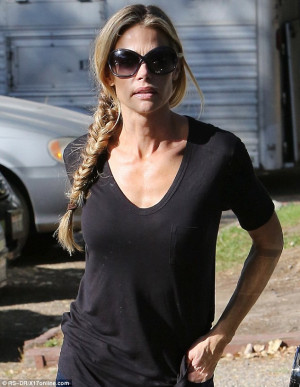 Giddy-up: Doting mom Denise Richards takes daughters Sam and Lola and ...