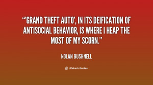 Grand Theft Auto', in its deification of antisocial behavior, is where ...