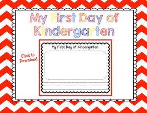 First Day Kindergarten Quotes