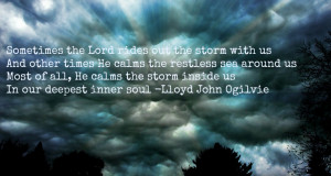 Photo Quote: Calm the Storm