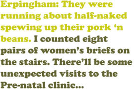 We are meant to understand, sir, that with madness, as with vomit, it ...