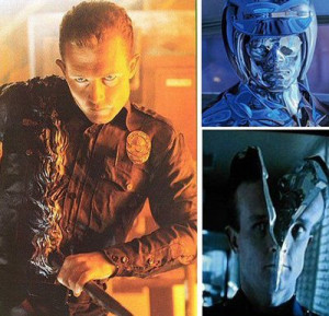 The images of The T-1000 from Terminator 2: Judgment Day .