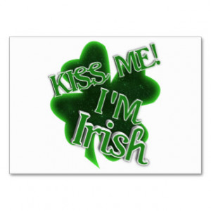 Kiss Me, I’m Irish! Business Card Templates