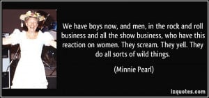 More Minnie Pearl Quotes